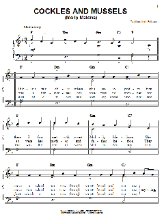 Cockles And Mussels (Molly Malone) von Irish Folksong (Download) 