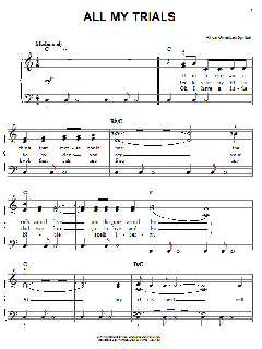 All My Trials von African-American Spiritual (Download) 