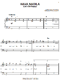 Hava Nagila (Let's Be Happy) von Moshe Nathanson (Download) 