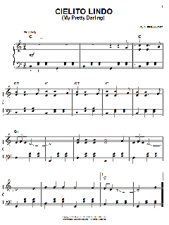 Cielito Lindo (My Pretty Darling) von C. Fernandez (Download) 