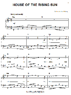 House Of The Rising Sun von The Animals (Download) 