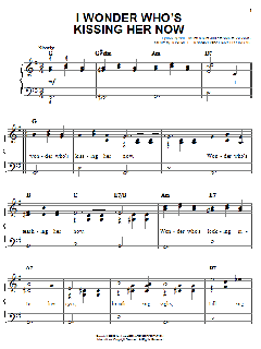 I Wonder Who's Kissing Her Now von Perry Como (Download) 