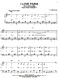 I Love Paris von Cole Porter (Download) 