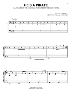 He's A Pirate von Klaus Badelt (Download) 