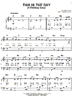 This Is The Day (A Wedding Song) von Scott Wesley Brown (Download) 