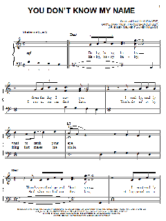 You Don't Know My Name von Alicia Keys (Download) 