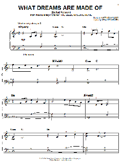 What Dreams Are Made Of (Ballad Version) von Dean Pitchford (Download) 