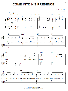 Come Into His Presence von Lynn Baird (Download) 