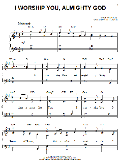 I Worship You, Almighty God von Sondra Corbett-Wood (Download) 