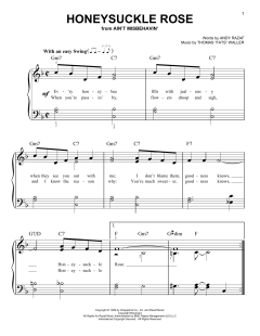 Honeysuckle Rose von Teddy Wilson (Download) 