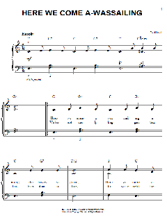 Here We Come A-Wassailing von Traditional (Download) 