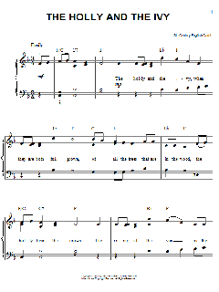 The Holly And The Ivy von Traditional (Download) 