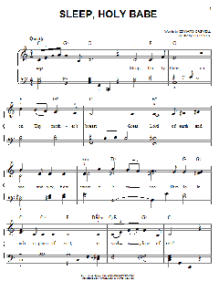 Sleep, Holy Babe von Edward Caswell (Download) 