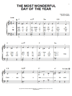 The Most Wonderful Day Of The Year von Burl Ives (Download) 