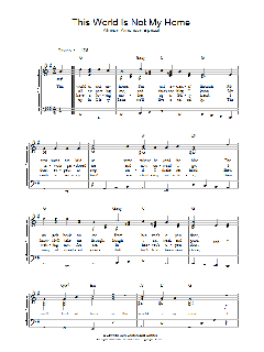 This World Is Not My Home von African-American Spiritual (Download) 