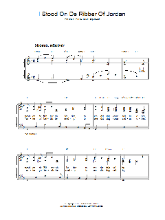 I Stood On De Ribber Of Jordan von African-American Spiritual (Download) 