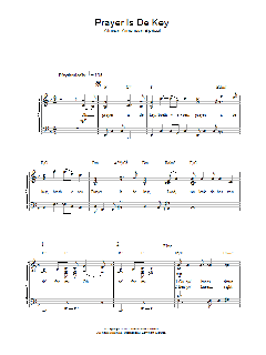 Prayer Is De Key von African-American Spiritual (Download) 