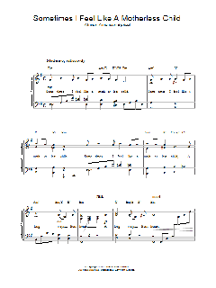 Sometimes I Feel Like A Motherless Child von African-American Spiritual (Download) 