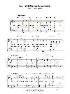 Go Tell It On De Mountains von African-American Spiritual (Download) 