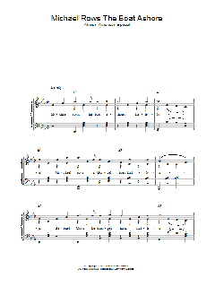 Michael Rows The Boat Ashore von African-American Spiritual (Download) 