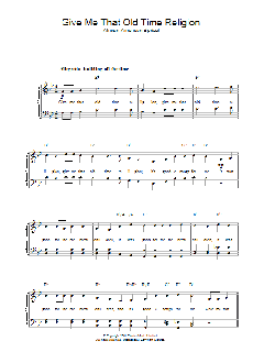 Give Me That Old Time Religion von African-American Spiritual (Download) 