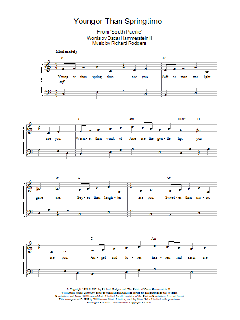 Younger Than Springtime von Rodgers & Hammerstein (Download) 