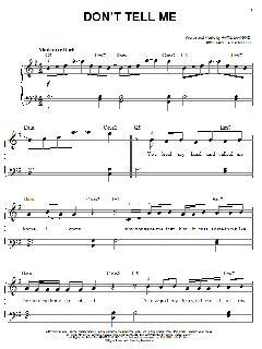 Don't Tell Me von Avril Lavigne (Download) 