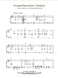 His Latest Flame von Doc Pomus (Download) 