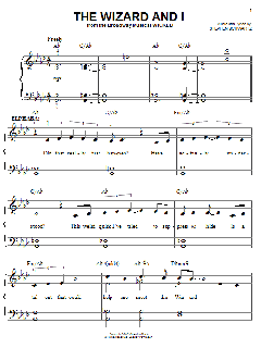The Wizard And I von Stephen Schwartz (Download) 