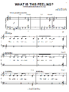 What Is This Feeling? von Stephen Schwartz (Download) 