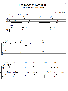 I'm Not That Girl von Stephen Schwartz (Download) 