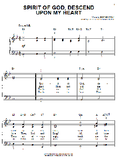 Spirit Of God, Descend Upon My Heart von George Croly (Download) 