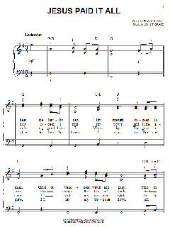 Jesus Paid It All von Elvina M. Hall (Download) 