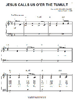 Jesus Calls Us O'er The Tumult von Cecil Frances Alexander (Download) 