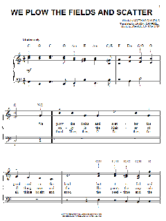 We Plow The Fields And Scatter von Matthias Claudius (Download) 