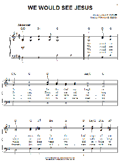 We Would See Jesus von Anna B. Warner (Download) 