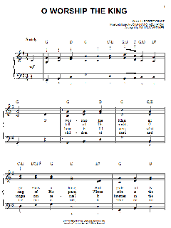 O Worship The King von Robert Grant (Download) 