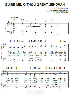 Guide Me, O Thou Great Jehovah von William Williams (Download) 