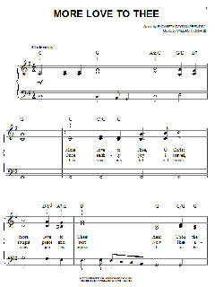 More Love To Thee (O Christ) von Elizabeth Payson Prentiss (Download) 