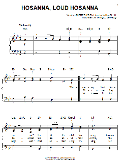 Hosanna, Loud Hosanna von Jennette Threlfall (Download) 