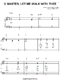 O Master, Let Me Walk With Thee von Washington Gladden (Download) 