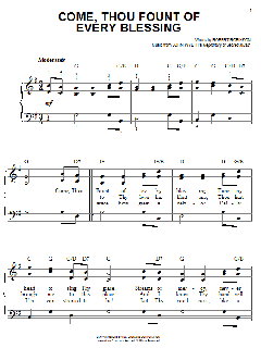 Come, Thou Fount of Every Blessing von Robert Robinson (Download) 