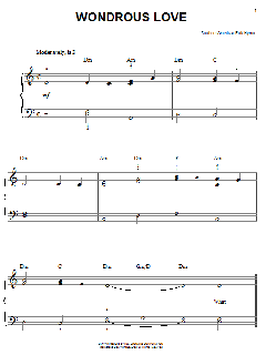 Wondrous Love von Southern American Folk Hymn (Download) 