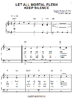 Let All Mortal Flesh Keep Silence von Gerard Moultrie (Download) 