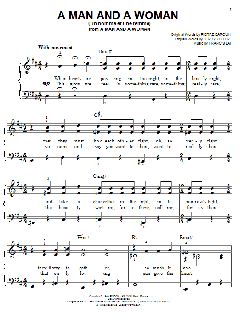 A Man And A Woman (Un Homme Et Une Femme) von Francis Lai (Download) 