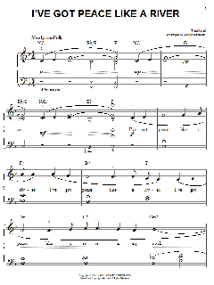 I've Got Peace Like A River von Traditional (Download) 