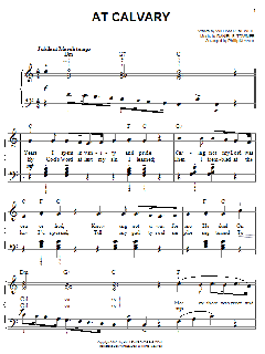 At Calvary von Daniel B. Towner (Download) 