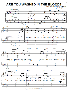 Are You Washed In The Blood? von Elisha A. Hoffman (Download) 