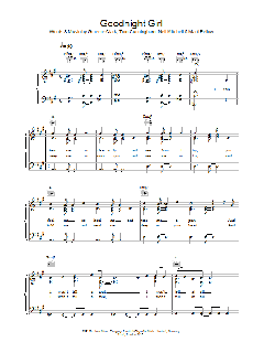 Goodnight Girl von Wet (Download) 