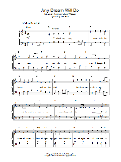 Any Dream Will Do von Andrew Lloyd Webber (Download) 